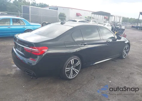 2017 BMW 740I из США, поврежденный, VIN WBA7E2C38HG741062